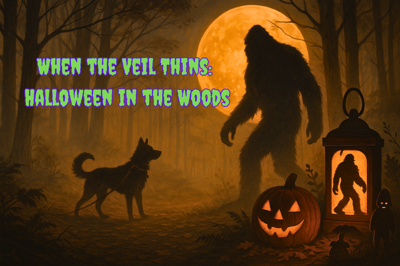 🎃 When the Veil Thins: Halloween in the Woods and the Energy That Walks Beside You