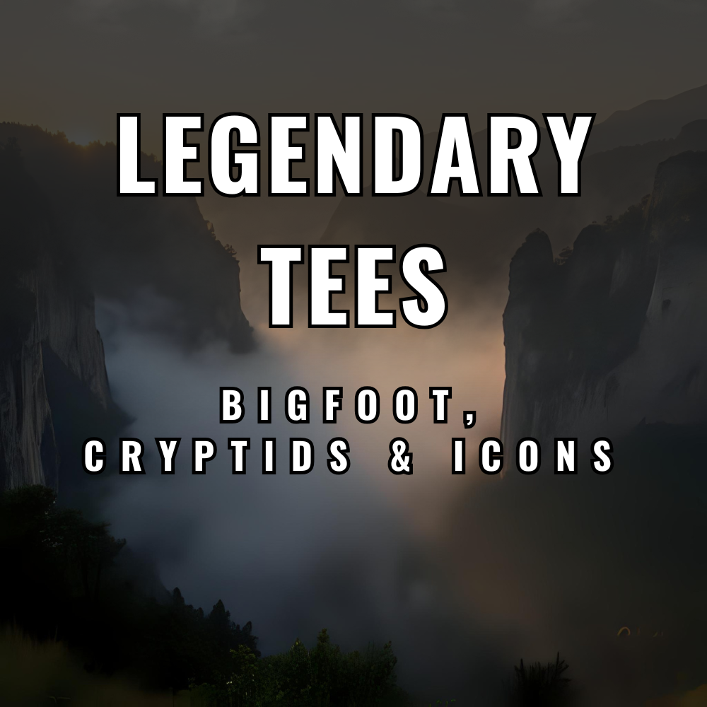 Legendary T-Shirts – Bigfoot, Logos & Cryptids