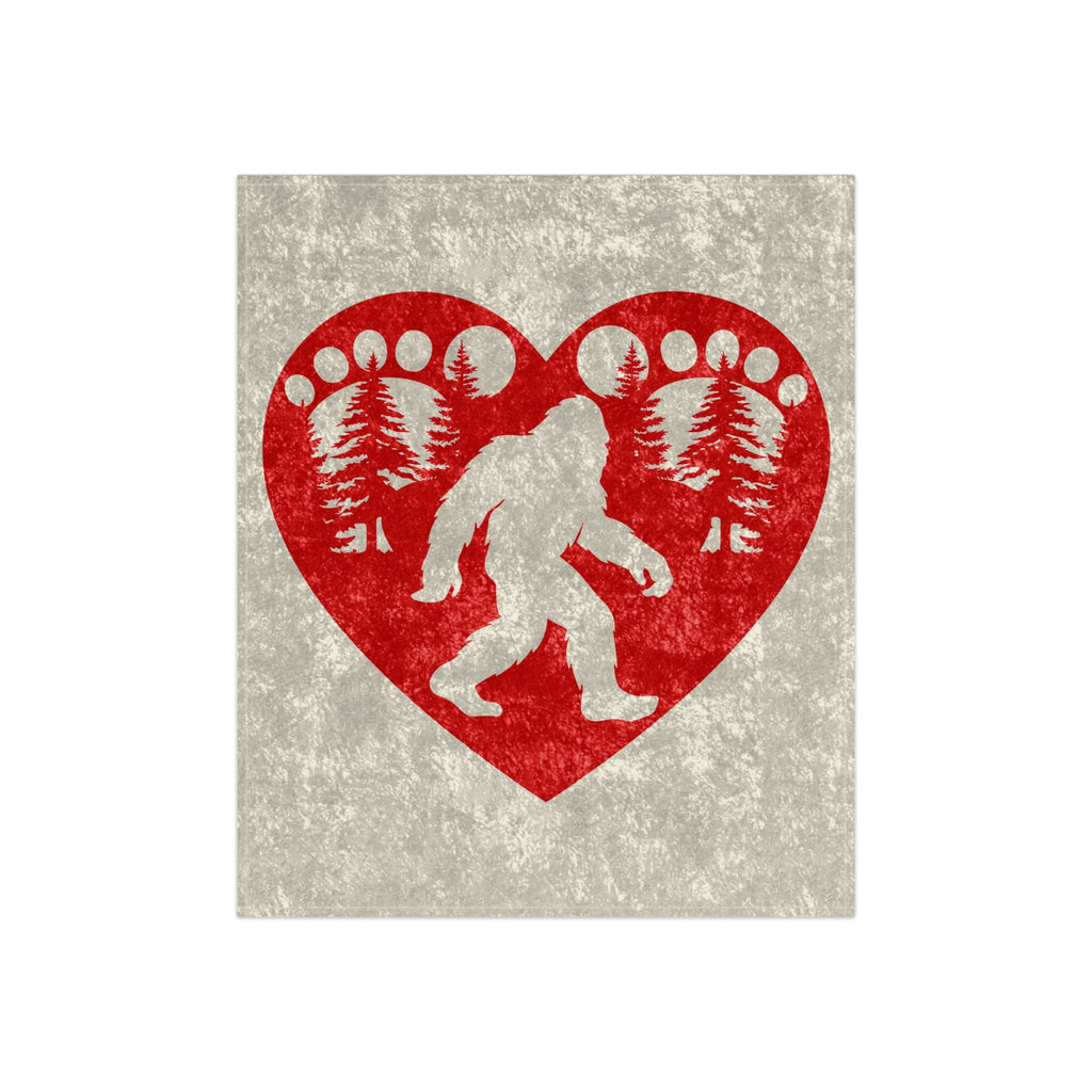 Heart of the Wild – Crushed Velvet Throw Blanket