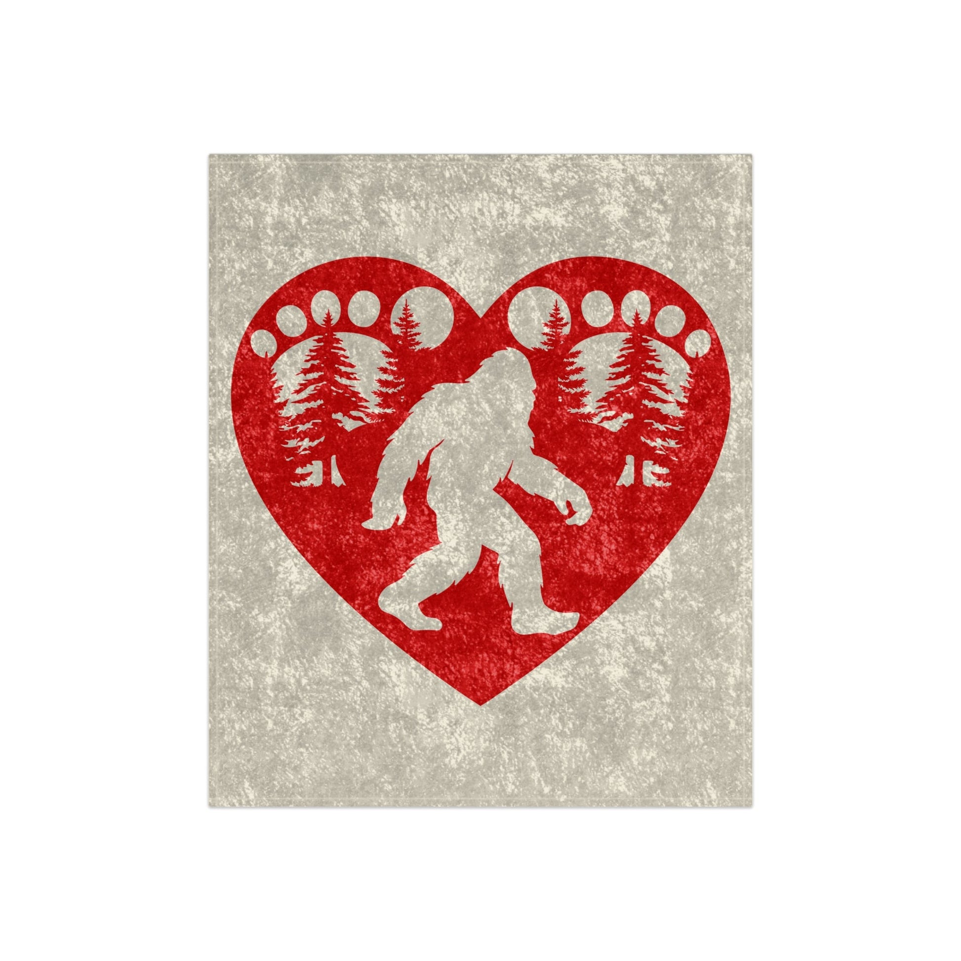 Heart of the Wild – Crushed Velvet Throw Blanket