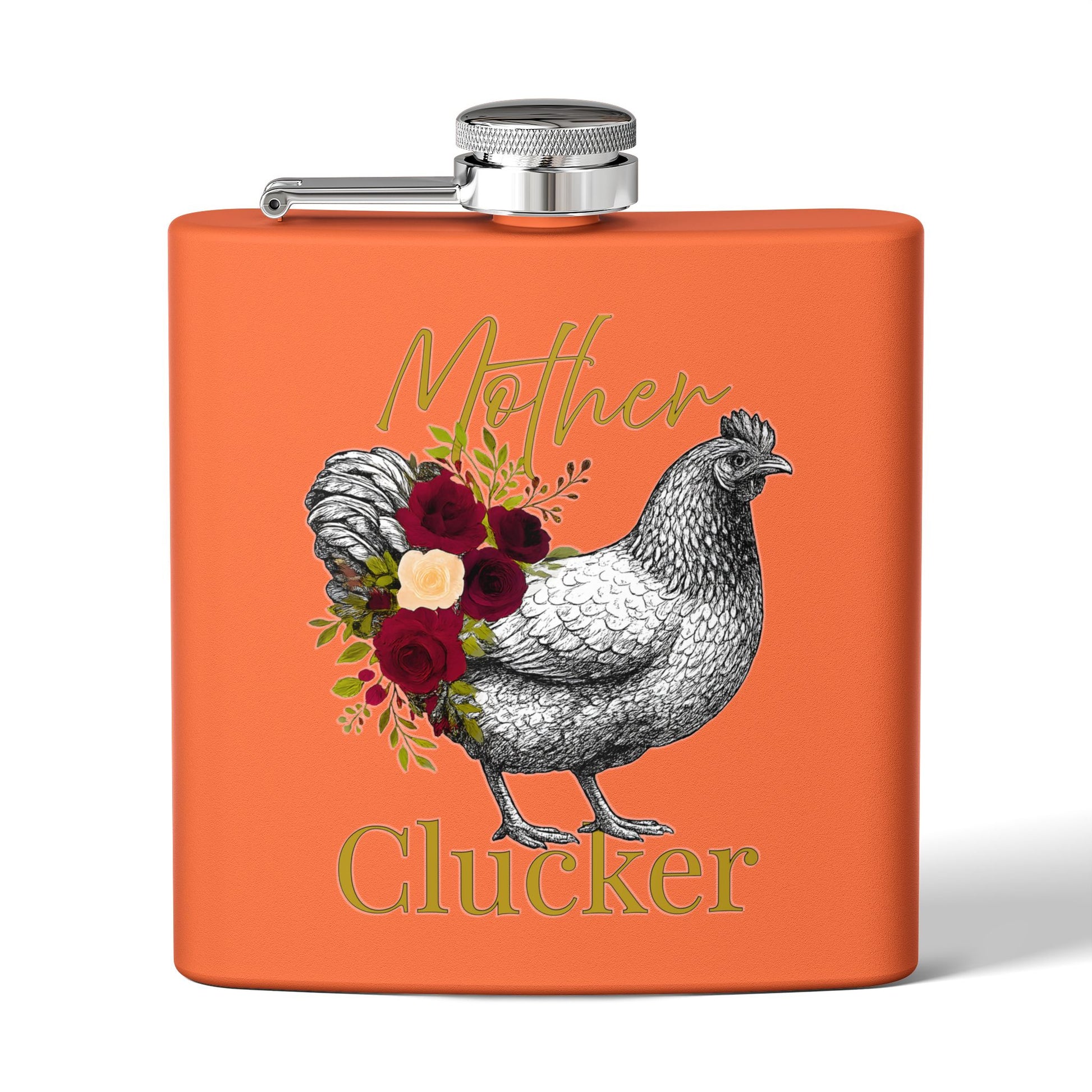 Mother Clucker – Stainless Steel Flask
