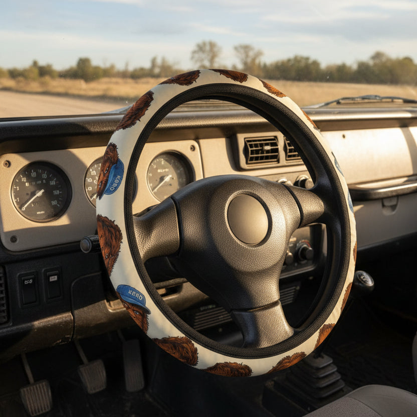 You Saw Nothing! Steering Wheel Cover