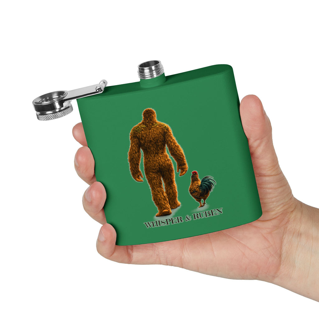 Copy of Dark Wild at Heart – Bigfoot Love Stainless Steel Flask