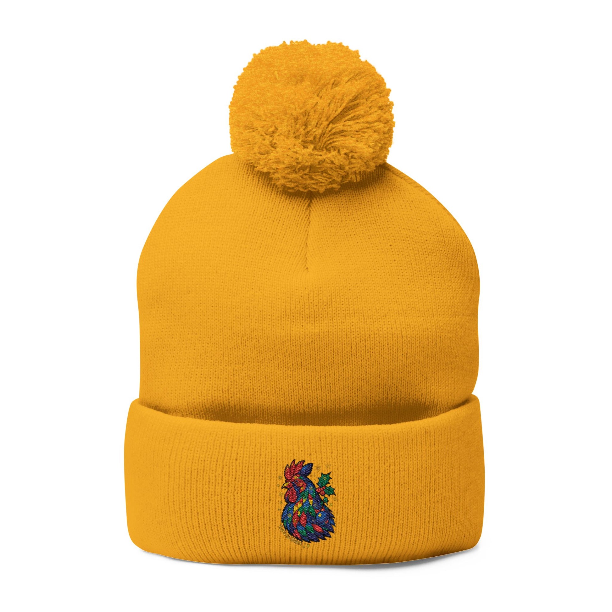 Born to Shine – Cozy Pom Knit Beanie