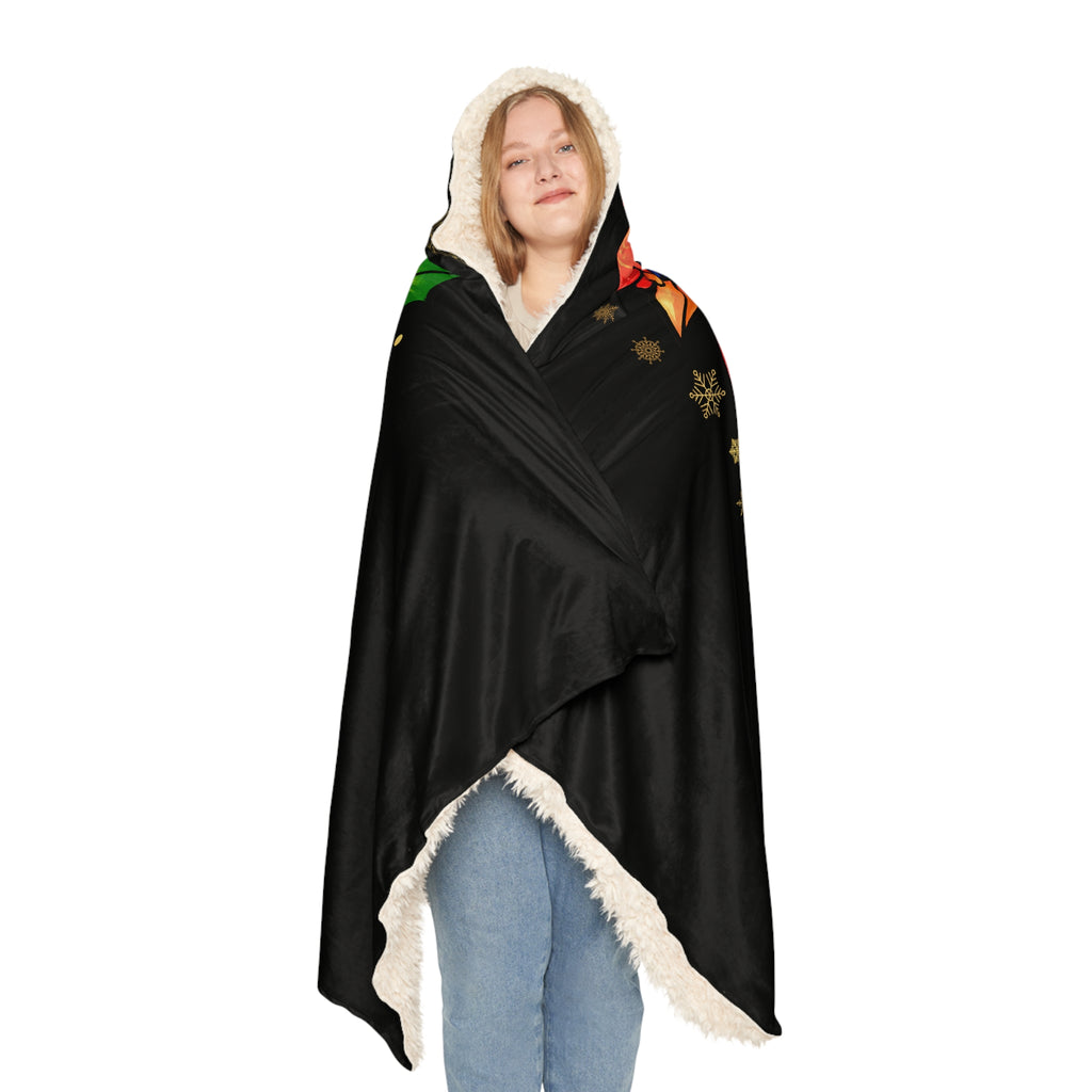 Born to Shine – Holiday Rooster Hooded Snuggle Blanket
