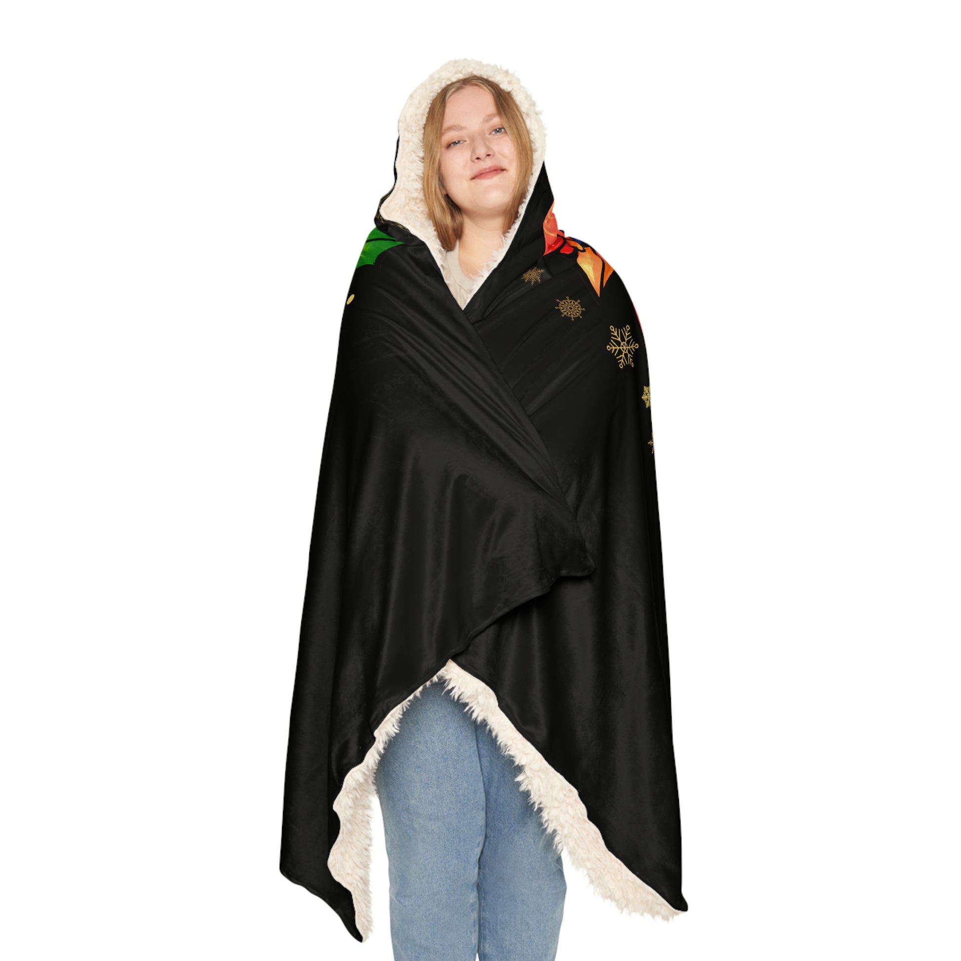 Born to Shine – Holiday Rooster Hooded Snuggle Blanket