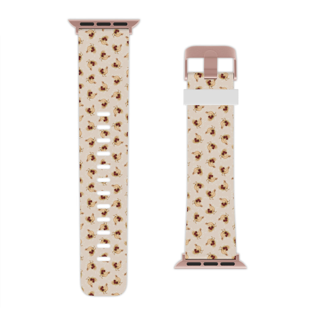 Mother Clucker Boom – Vibrant Feather Watch Band