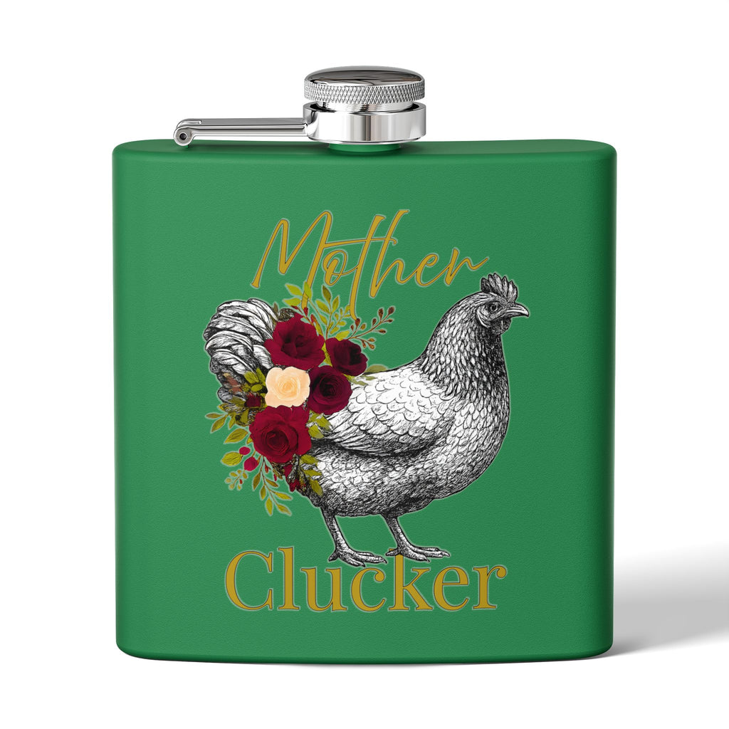 Mother Clucker – Stainless Steel Flask