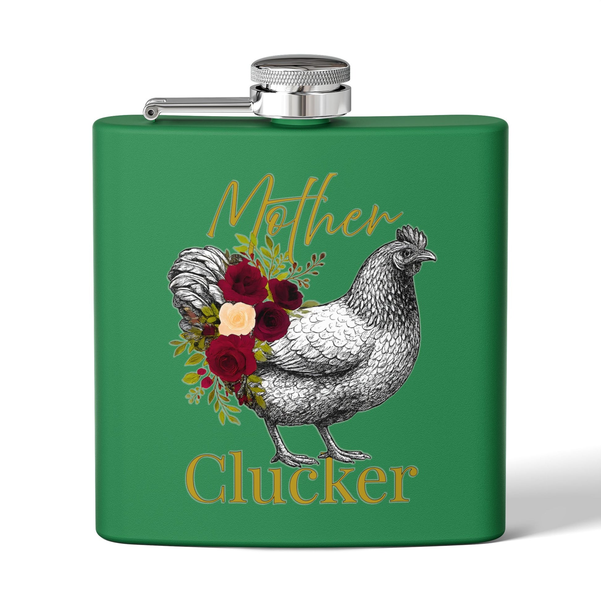 Mother Clucker – Stainless Steel Flask
