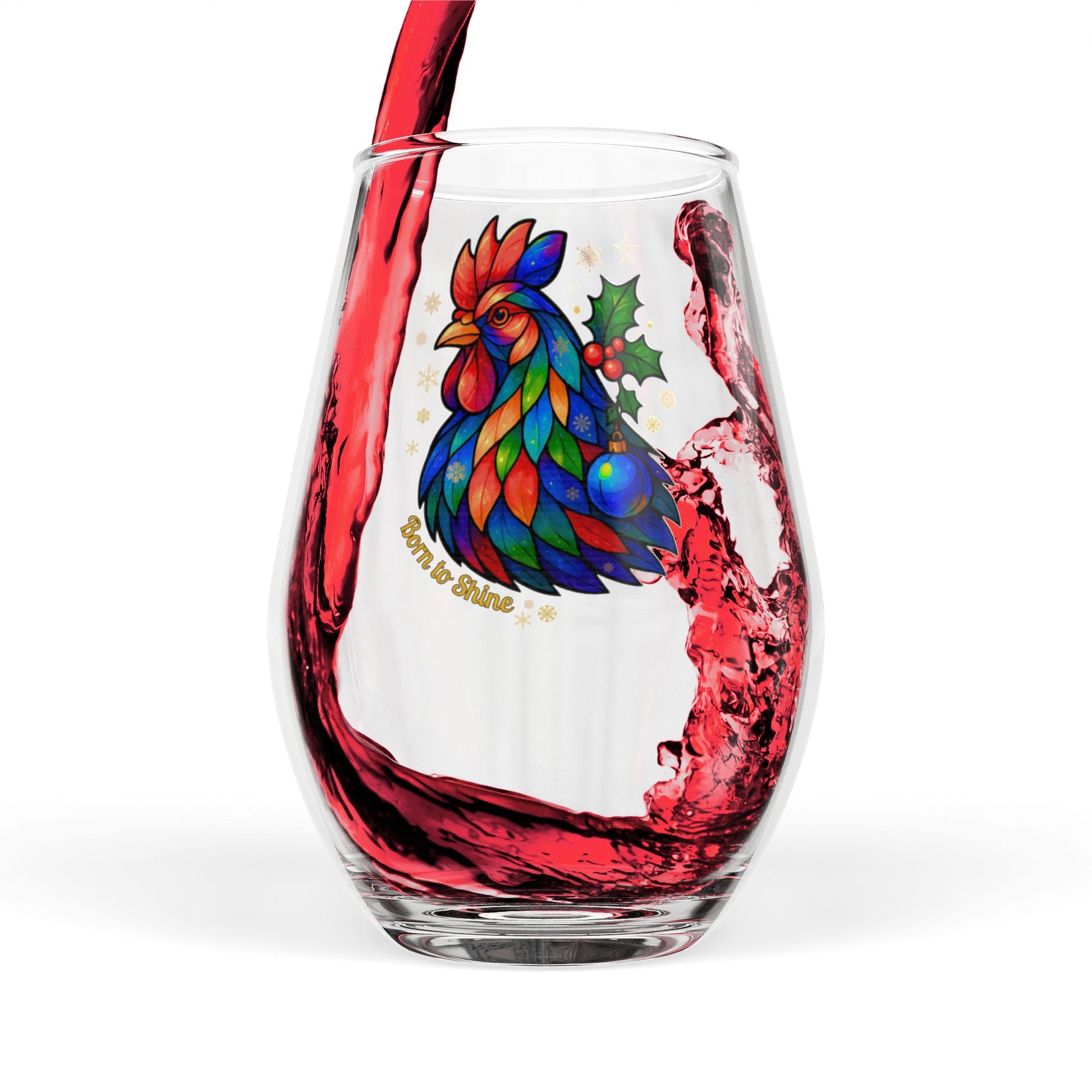 Born to Shine – Radiant Stemless Wine Glass