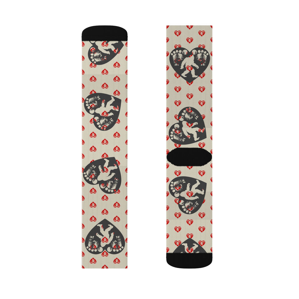 Heart of the Wild – Bigfoot Romance Crew Socks
