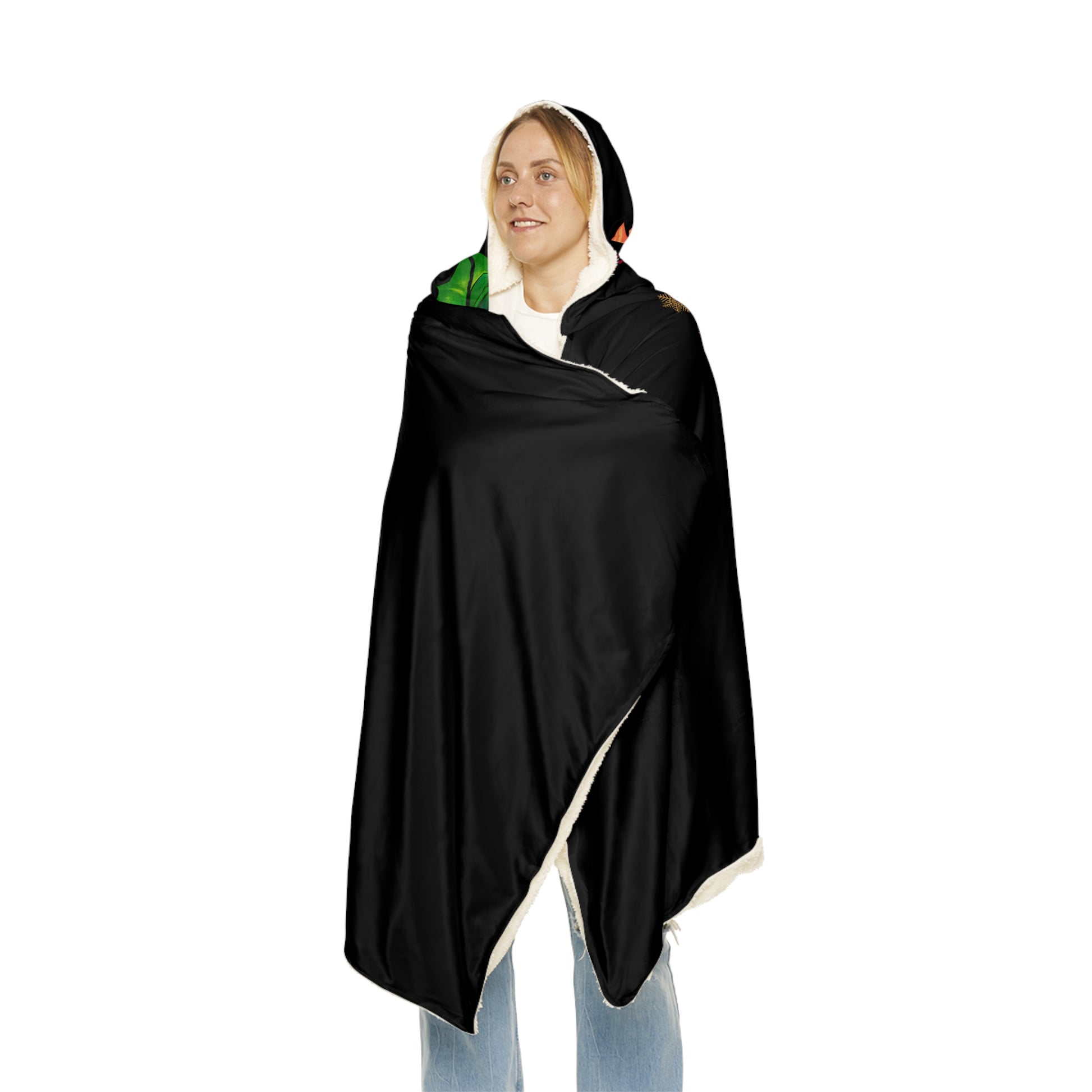 Born to Shine – Holiday Rooster Hooded Snuggle Blanket