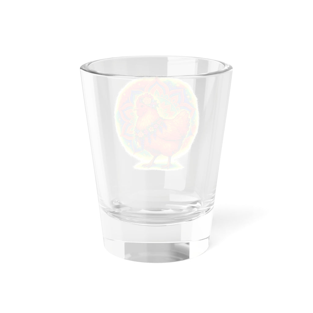 The Henlightened Shot Glass