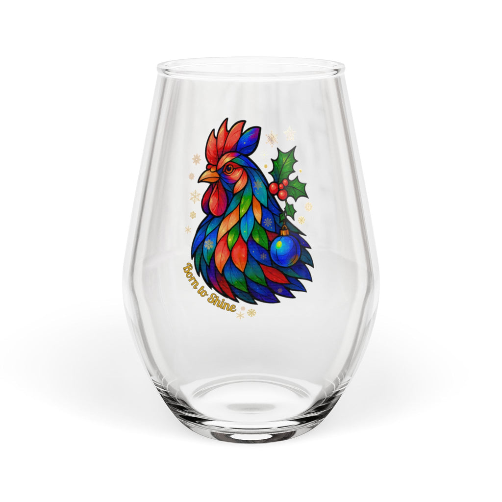 Born to Shine – Radiant Stemless Wine Glass