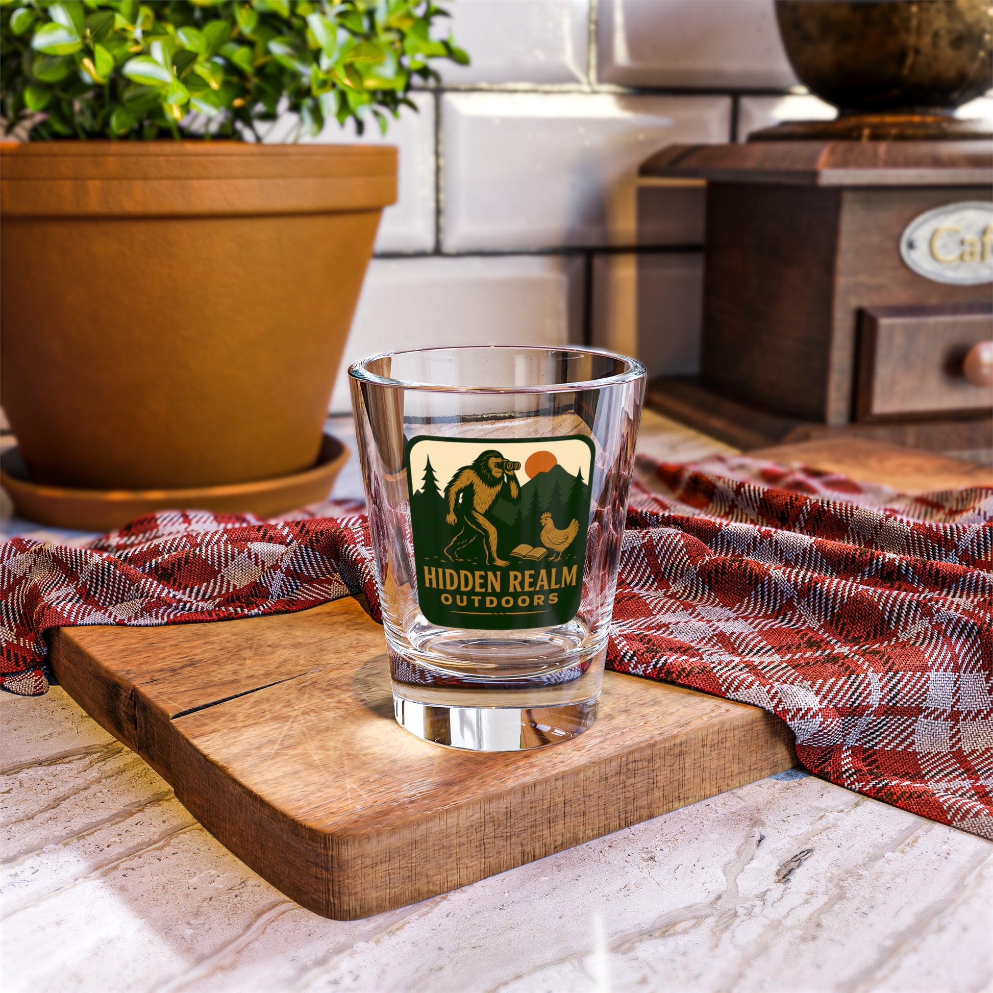 Hidden Realm Outdoors Shot Glass