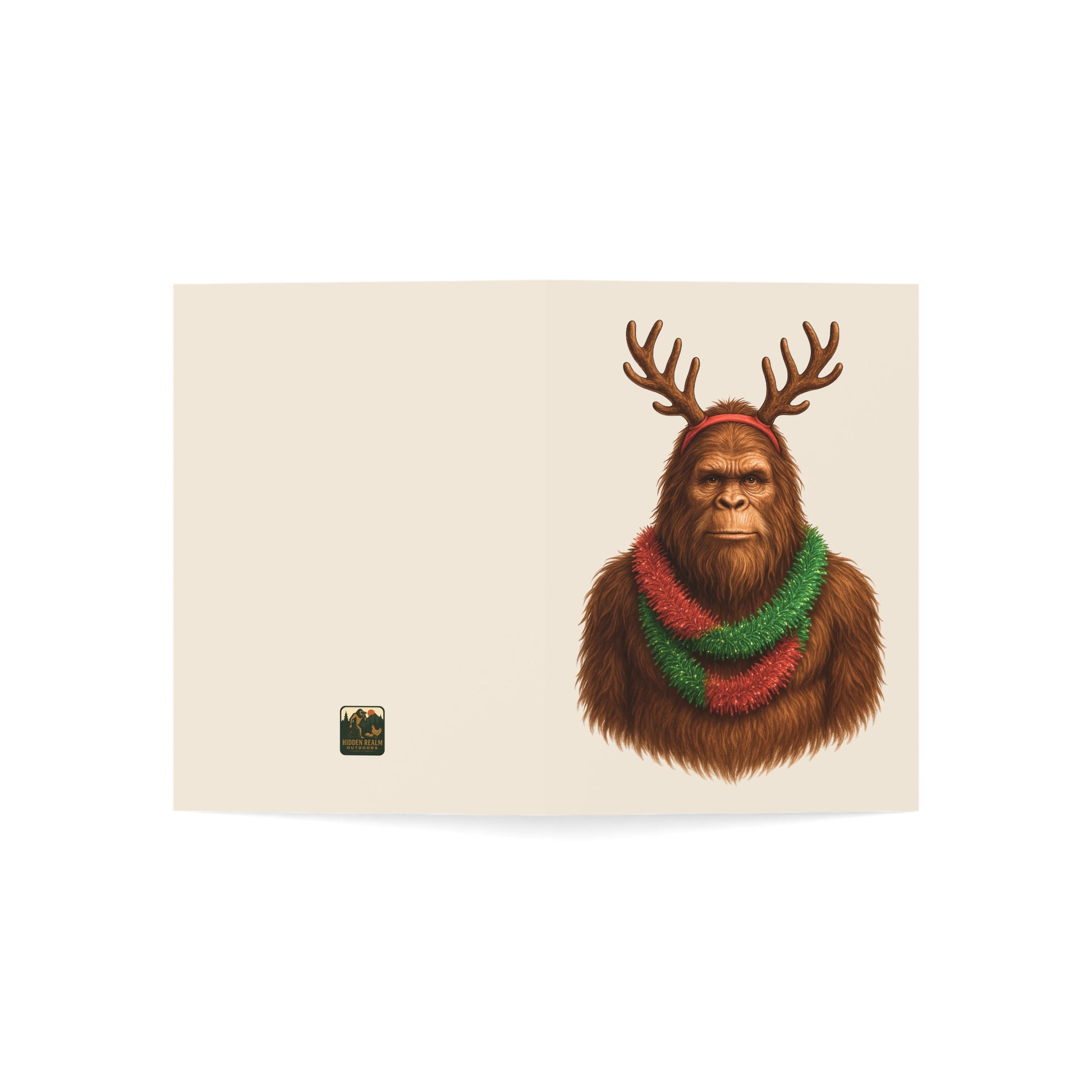 Reindeer Squatch – Legendary Christmas Card Set