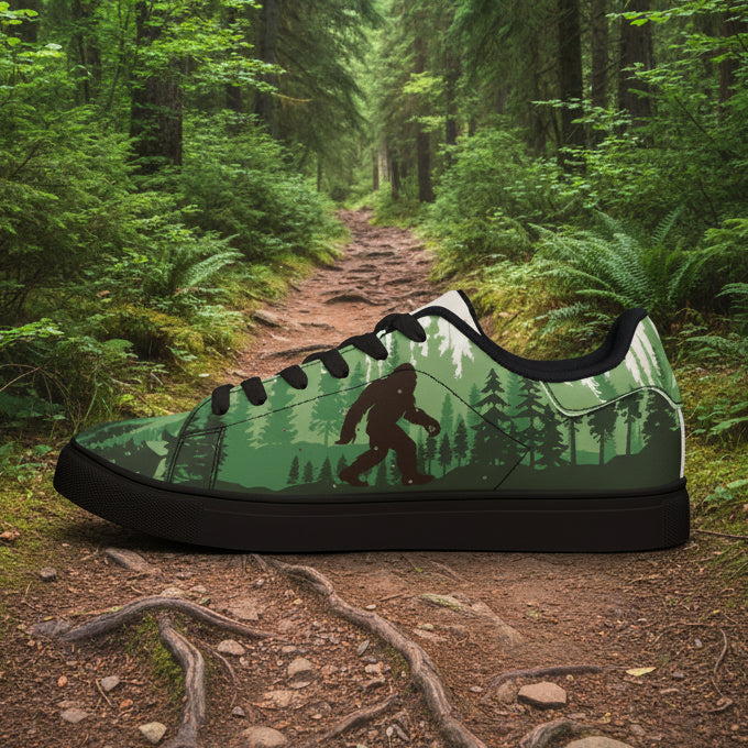 Woodland Walker Low-Top Leather Sneakers