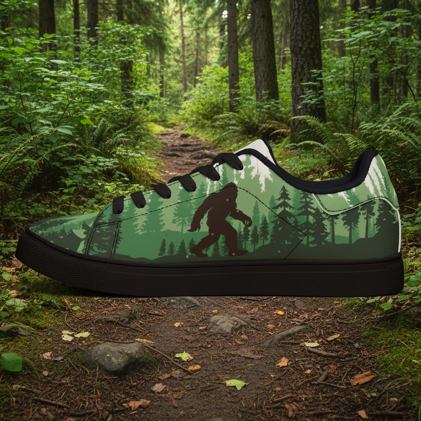 Woodland Walker Low-Top Leather Sneakers