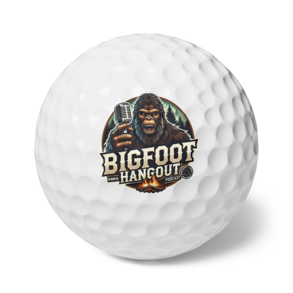 The Bigfoot Hangout Golf Balls, 6pcs