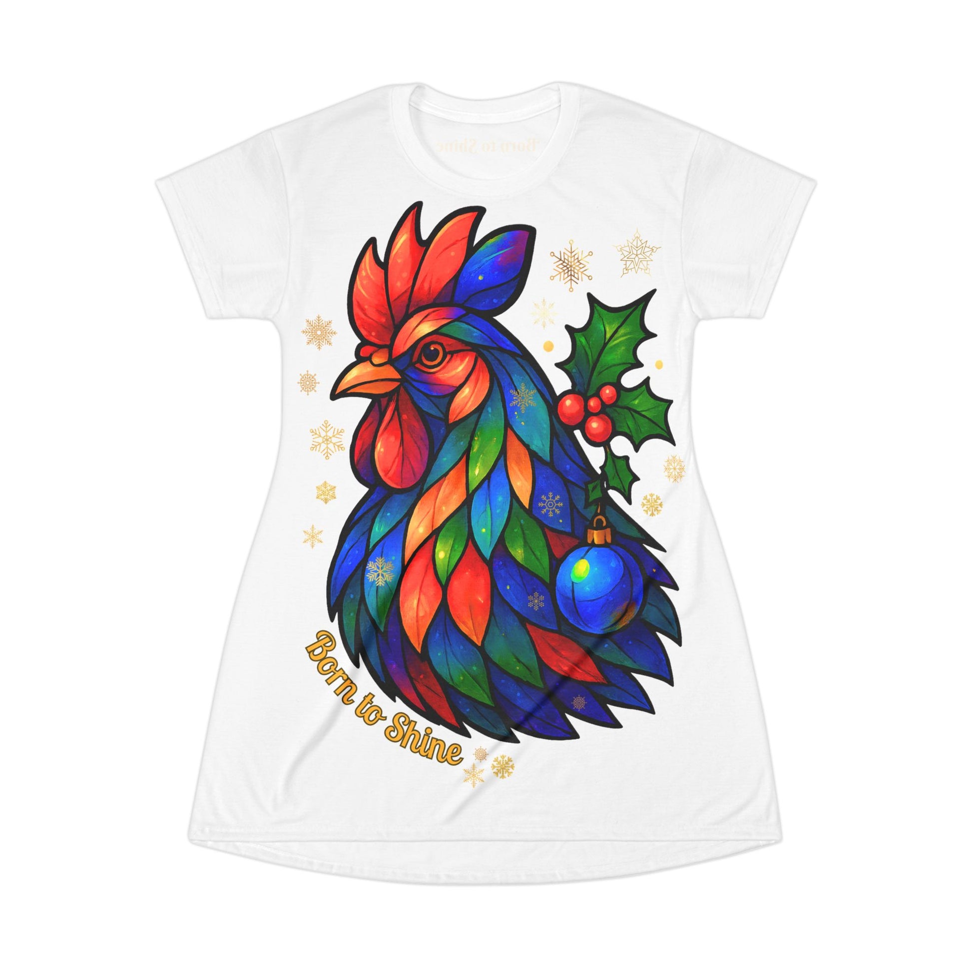Born to Shine – Stained Glass Rooster Dress
