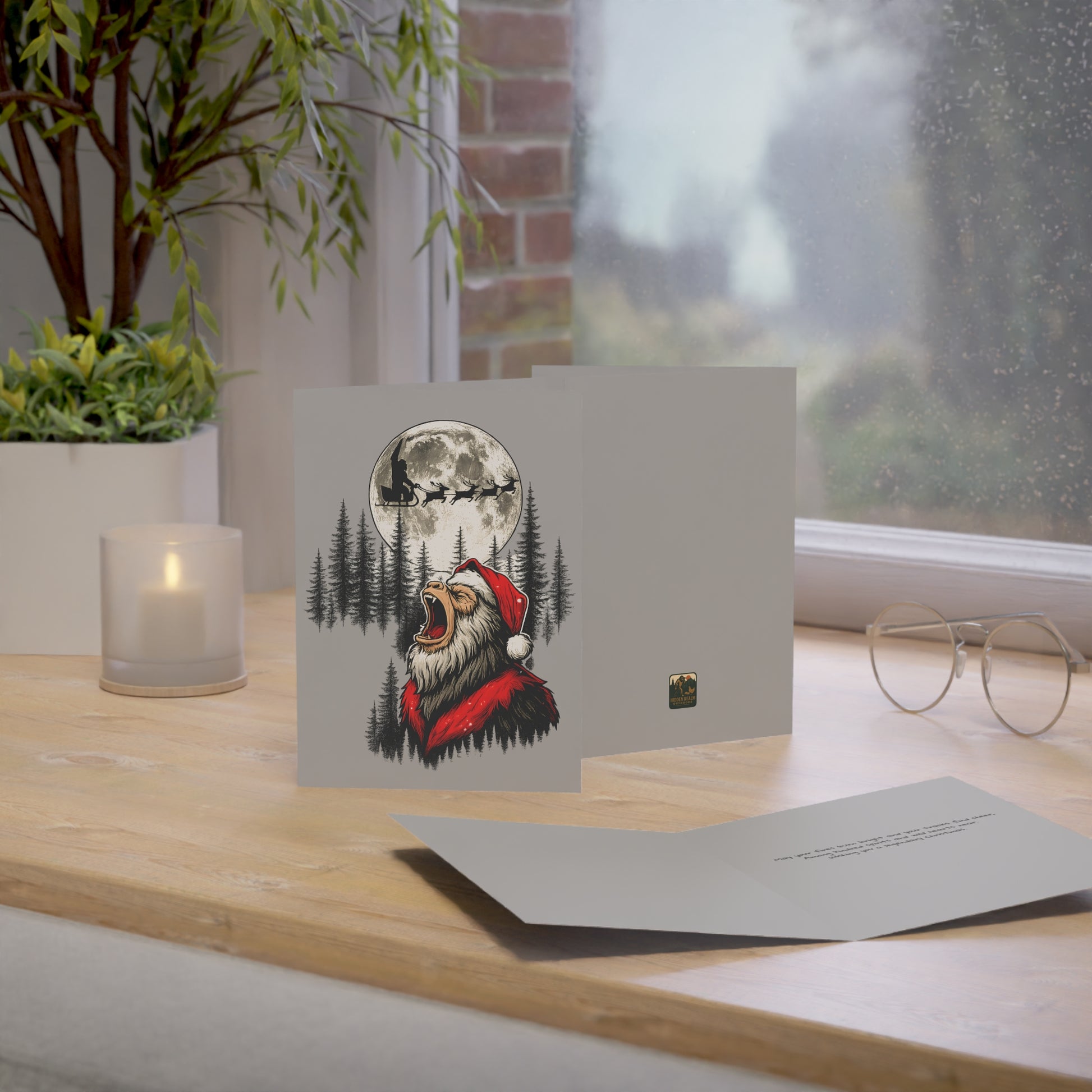 Silent Night, Squatch Night – Legendary Christmas Card Set