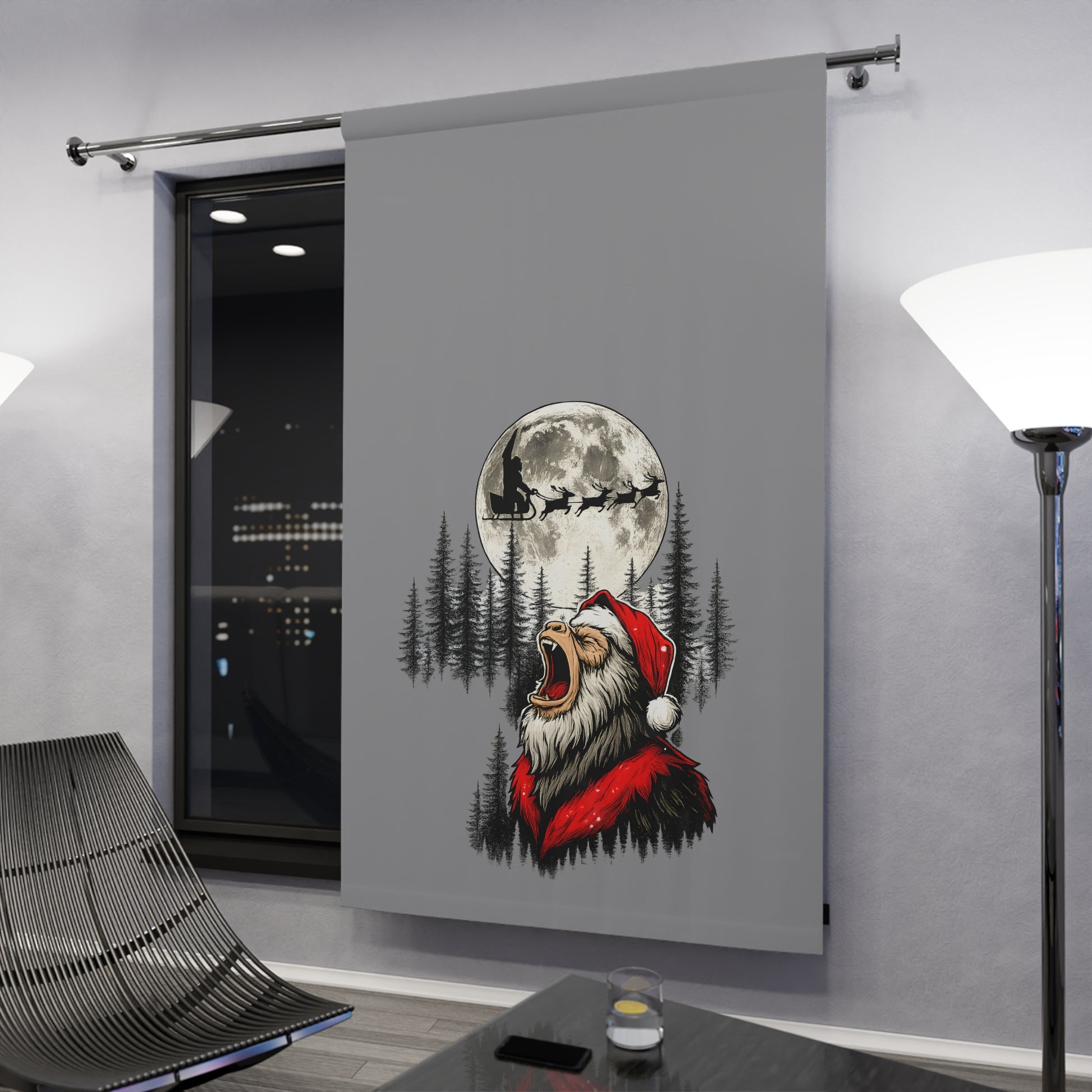 Silent Night, Squatch Night – Blackout Curtain