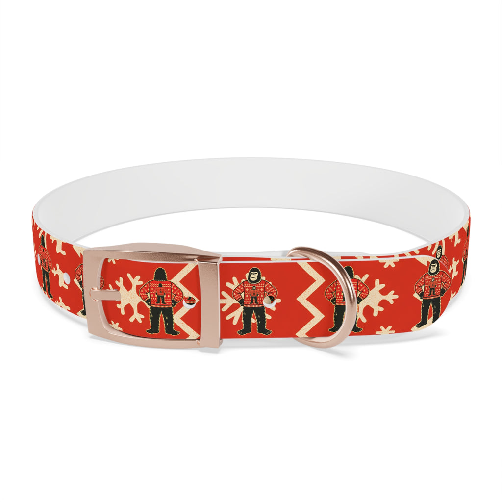 Bigfoot’s Ugly Christmas Sweater – Holiday Dog Collar