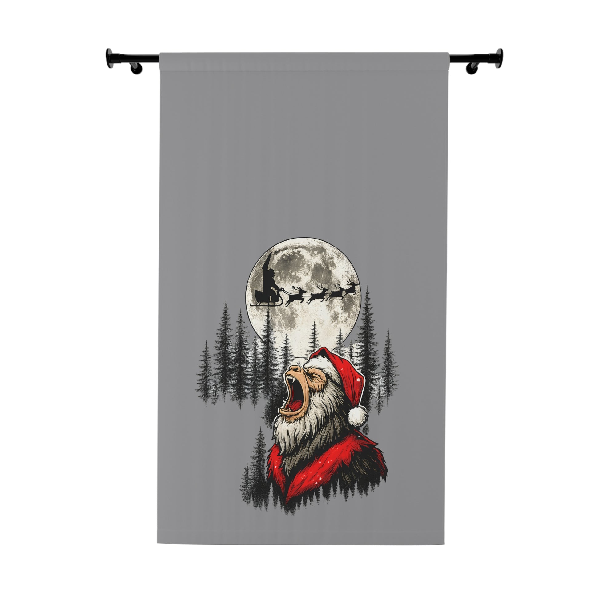 Silent Night, Squatch Night – Blackout Curtain