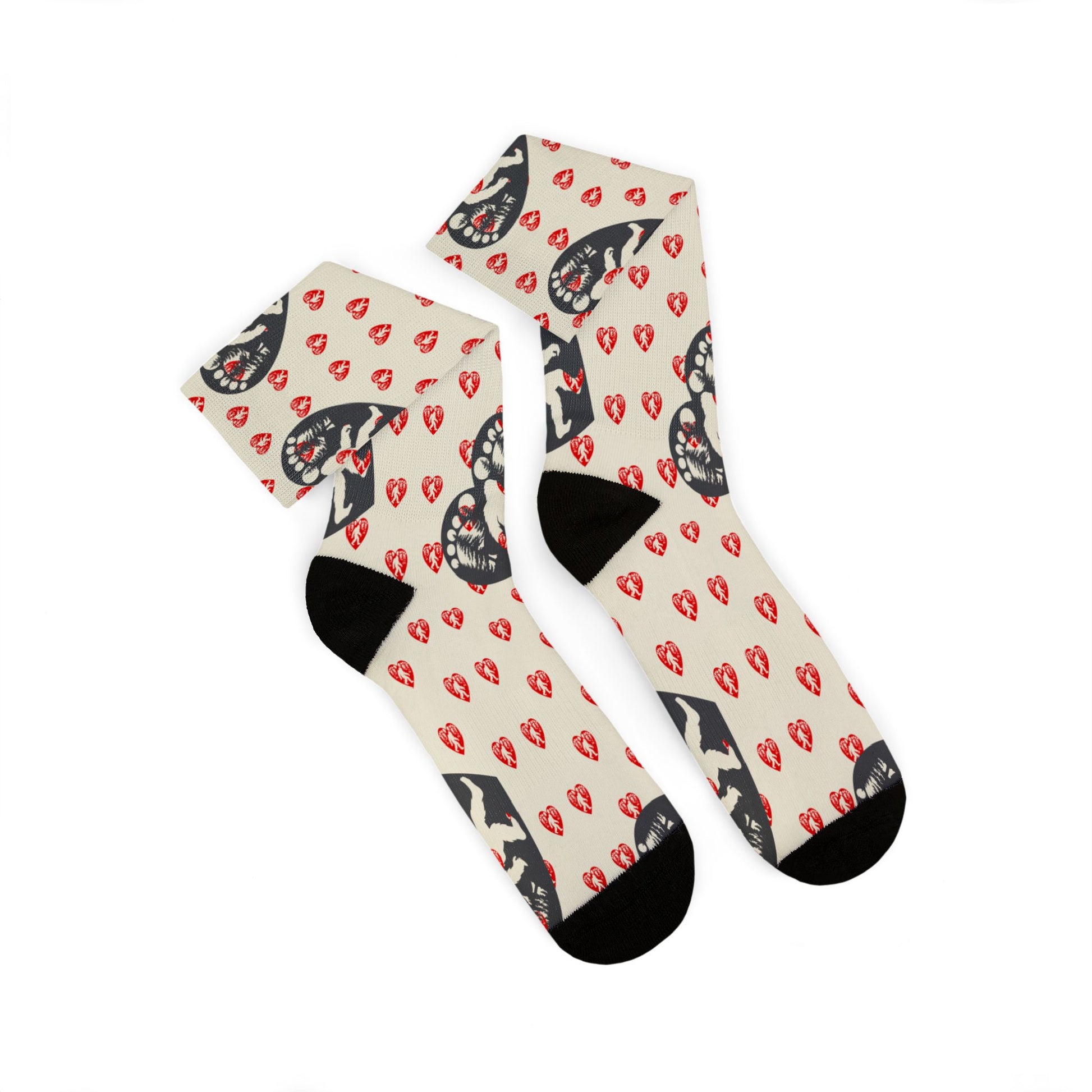 Heart of the Wild – Bigfoot Romance Crew Socks