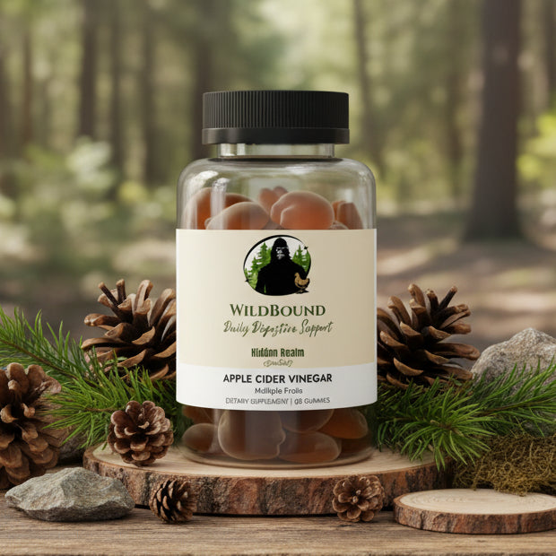 WildBound Apple Cider Vinegar Gummies (60 Gummies) - Hidden Realm Essentials