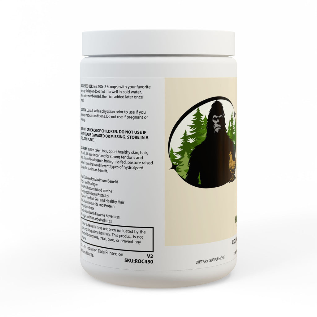 WildBound Collagen Peptides Type I & III Supplement (350g, 12.3oz) - Hidden Realm Essentials