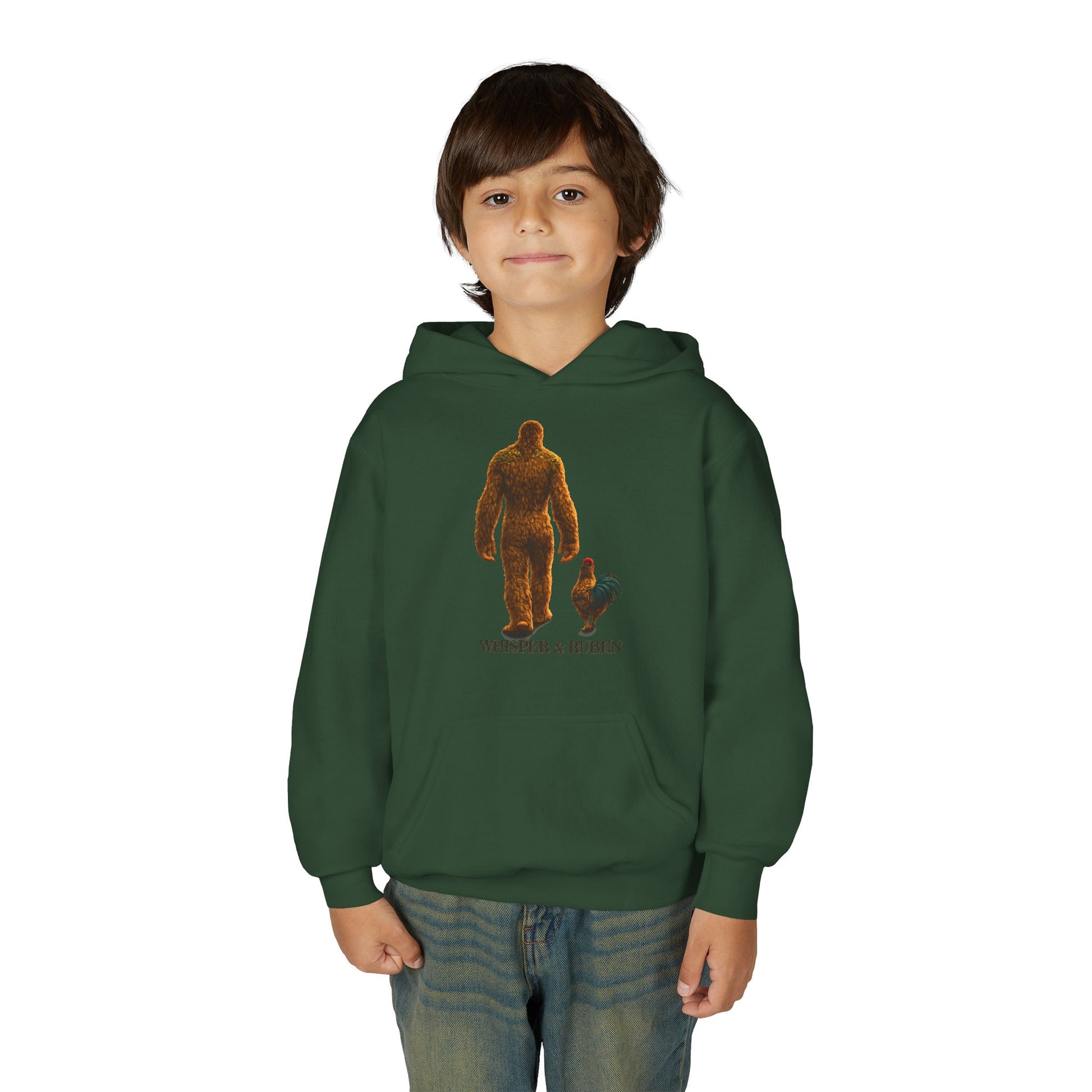 Whisper & Ruben Youth Heavy Blend Hooded Sweatshirt