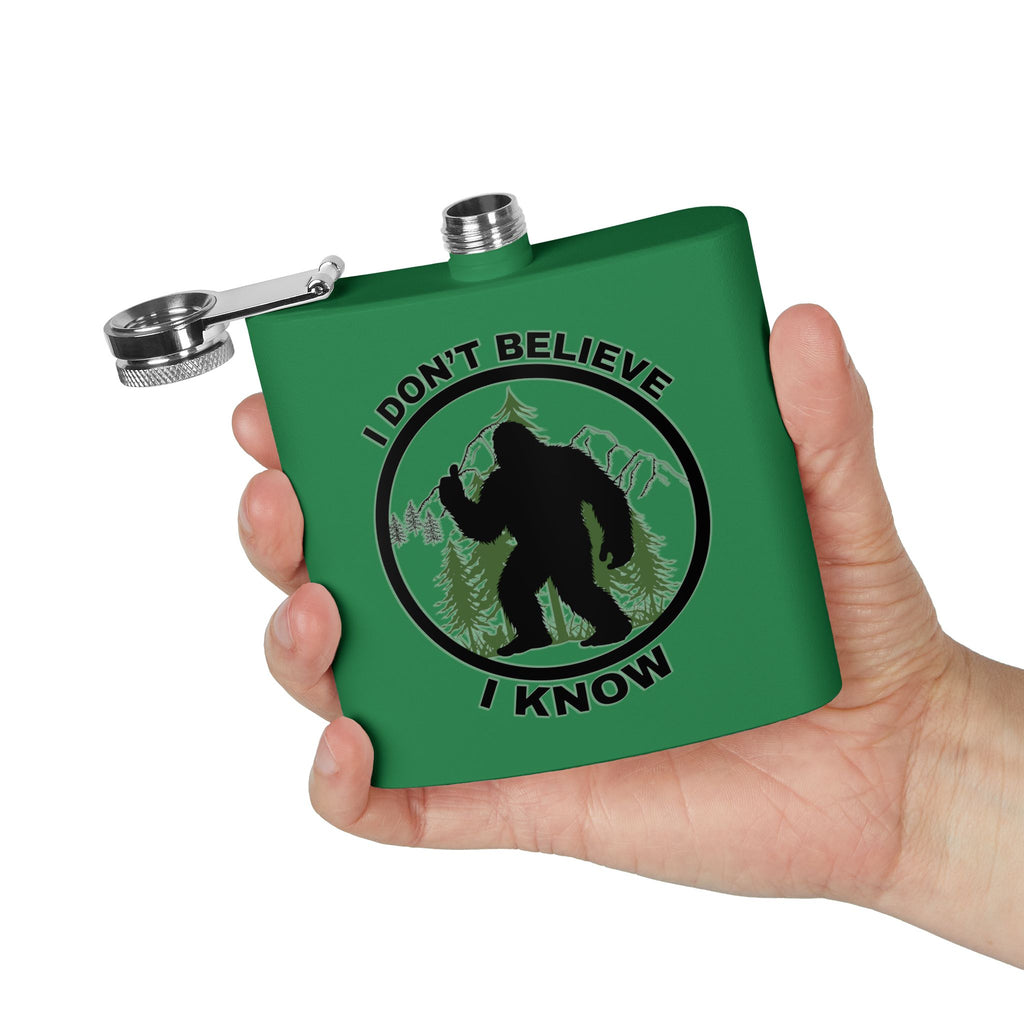 I Don’t Believe Stainless Steel Flask
