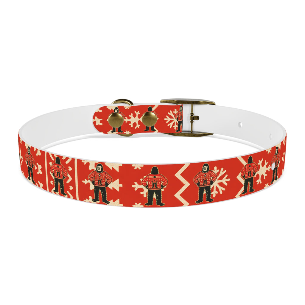 Bigfoot’s Ugly Christmas Sweater – Holiday Dog Collar