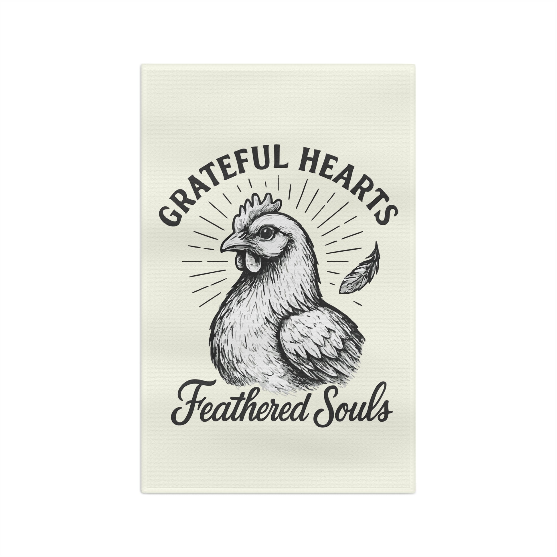 Grateful Hearts Microfiber Tea Towel