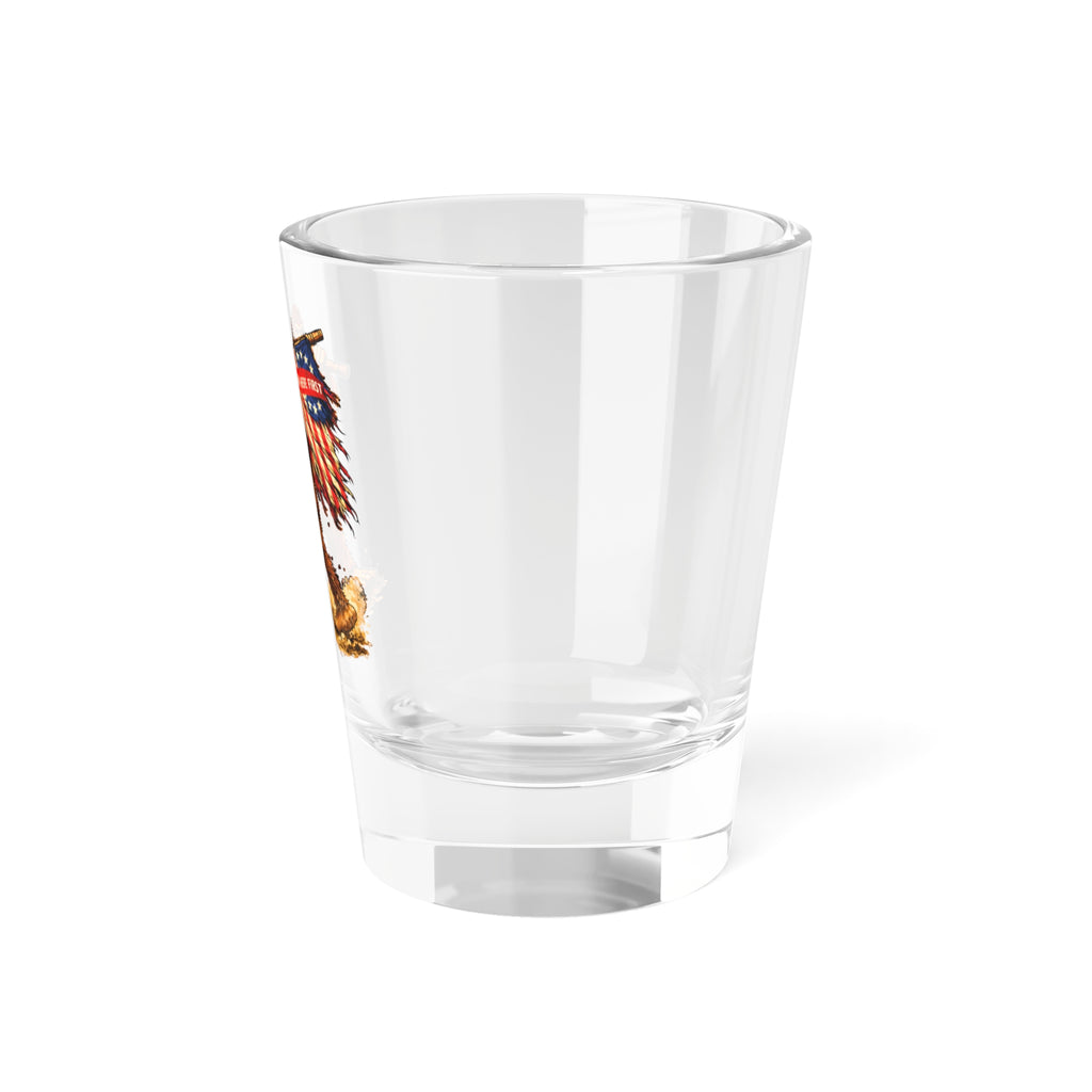 Here First Patriotic 1.5oz Shot Glass