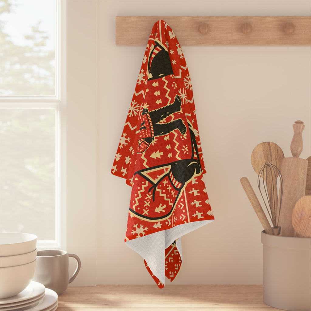 Bigfoots Ugly Christmas Sweater – Kitchen Towel