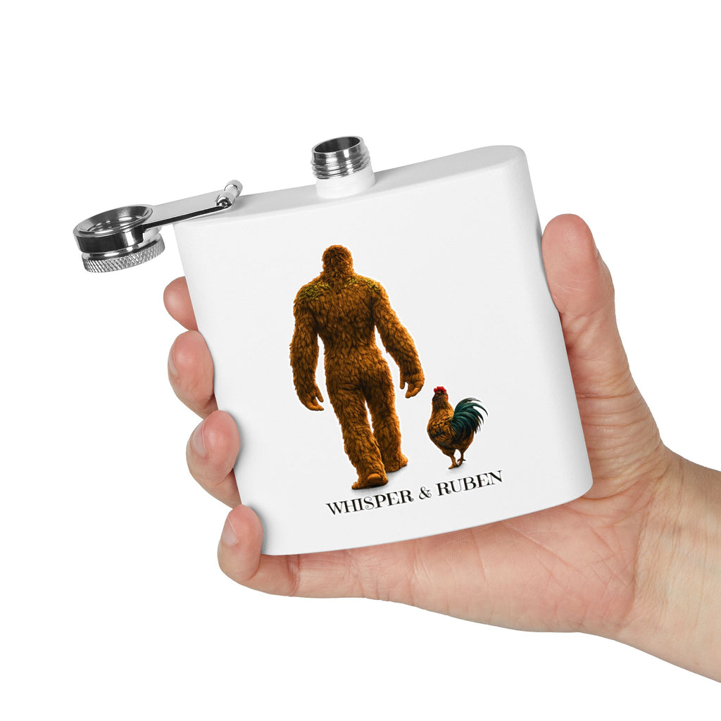 Copy of Dark Wild at Heart – Bigfoot Love Stainless Steel Flask