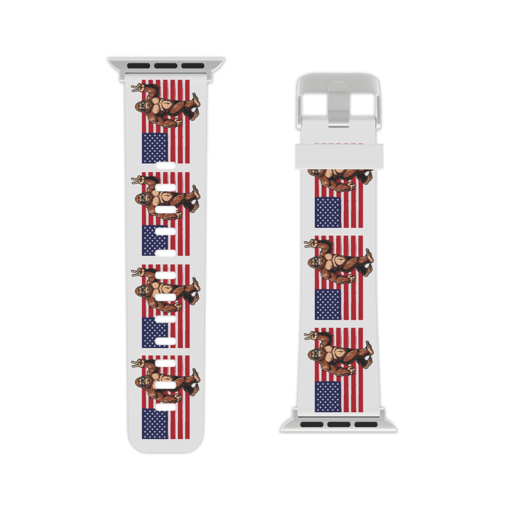 Patriotic Peace Squatch – Freedom Edition Watch Band