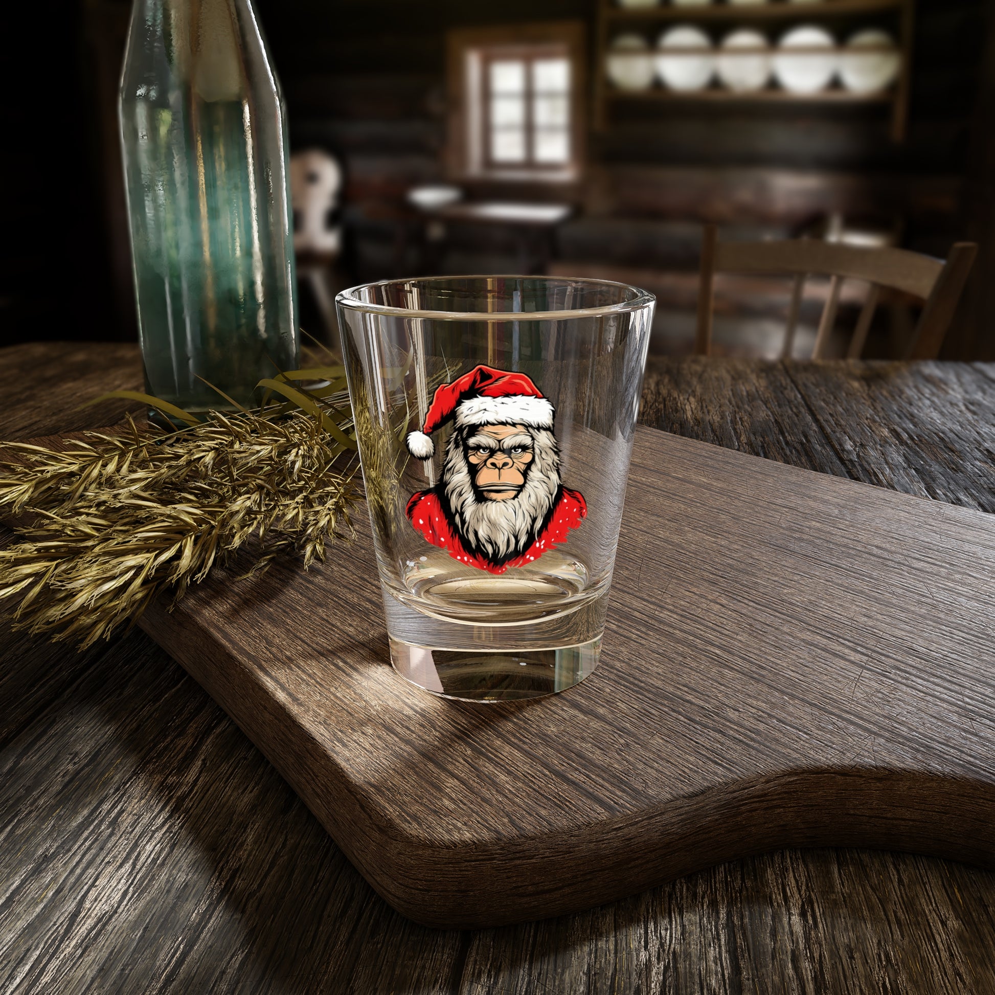 Santa Squatch Shot Glass