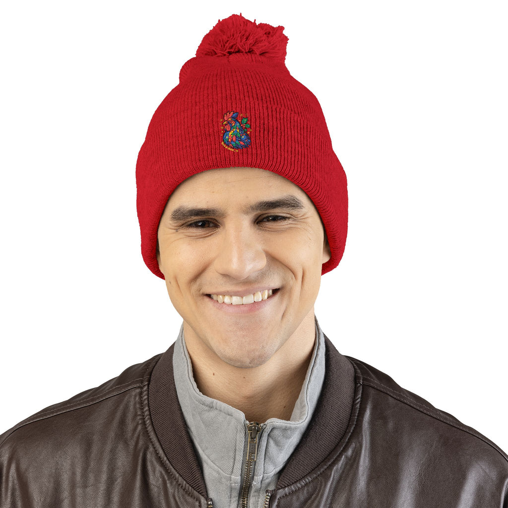 Born to Shine – Cozy Pom Knit Beanie