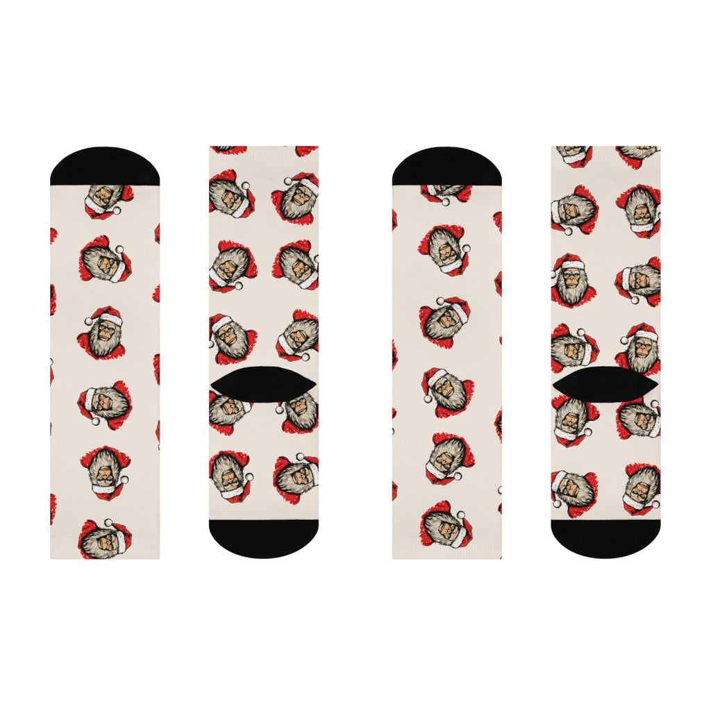 Santa Squatch – Holiday Crew Socks