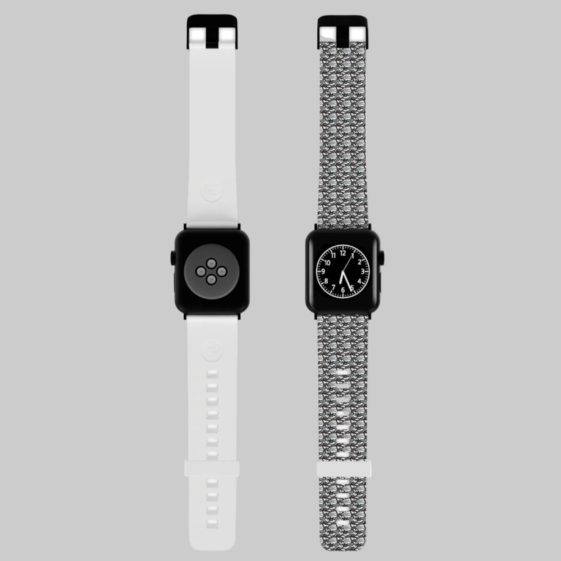 Shadow Stalker Camo – Stealth Edition Watch Band in white