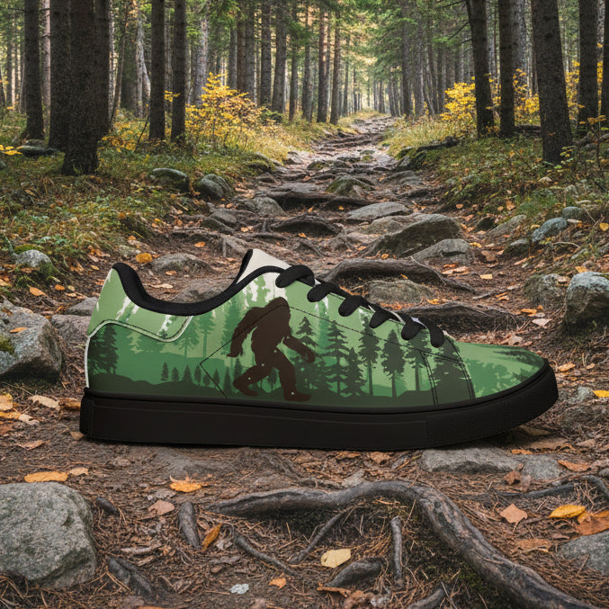Woodland Walker Low-Top Leather Sneakers