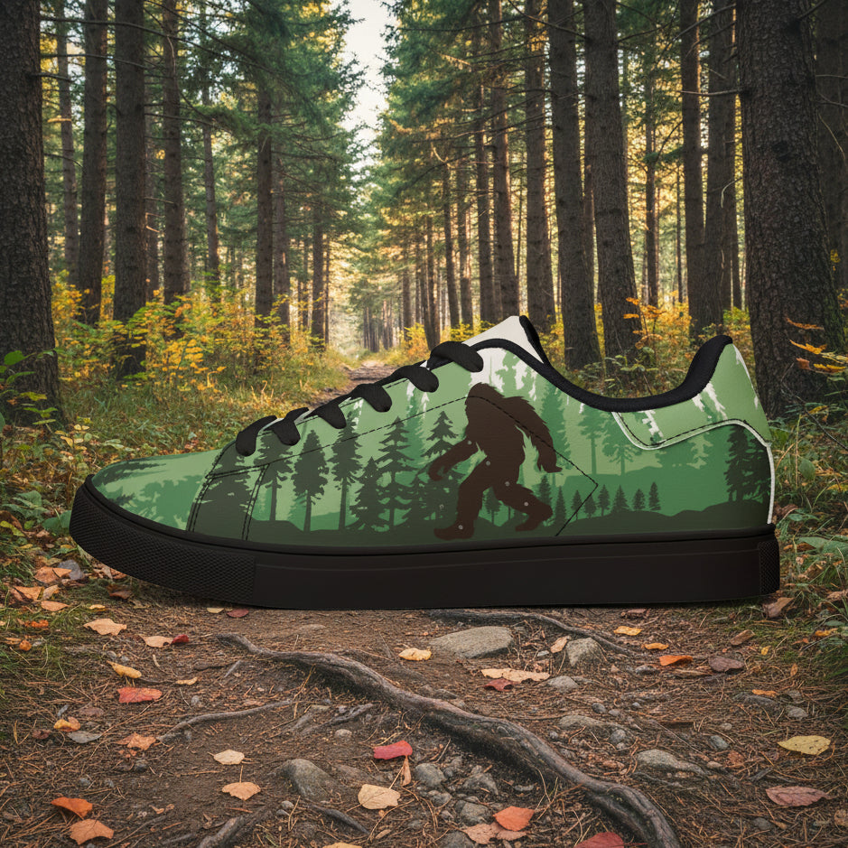 Woodland Walker Low-Top Leather Sneakers