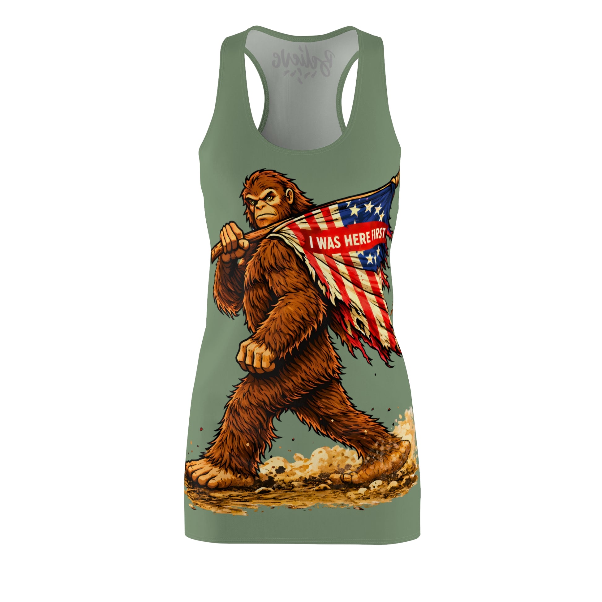 Here First Patriotic Racerback Dress