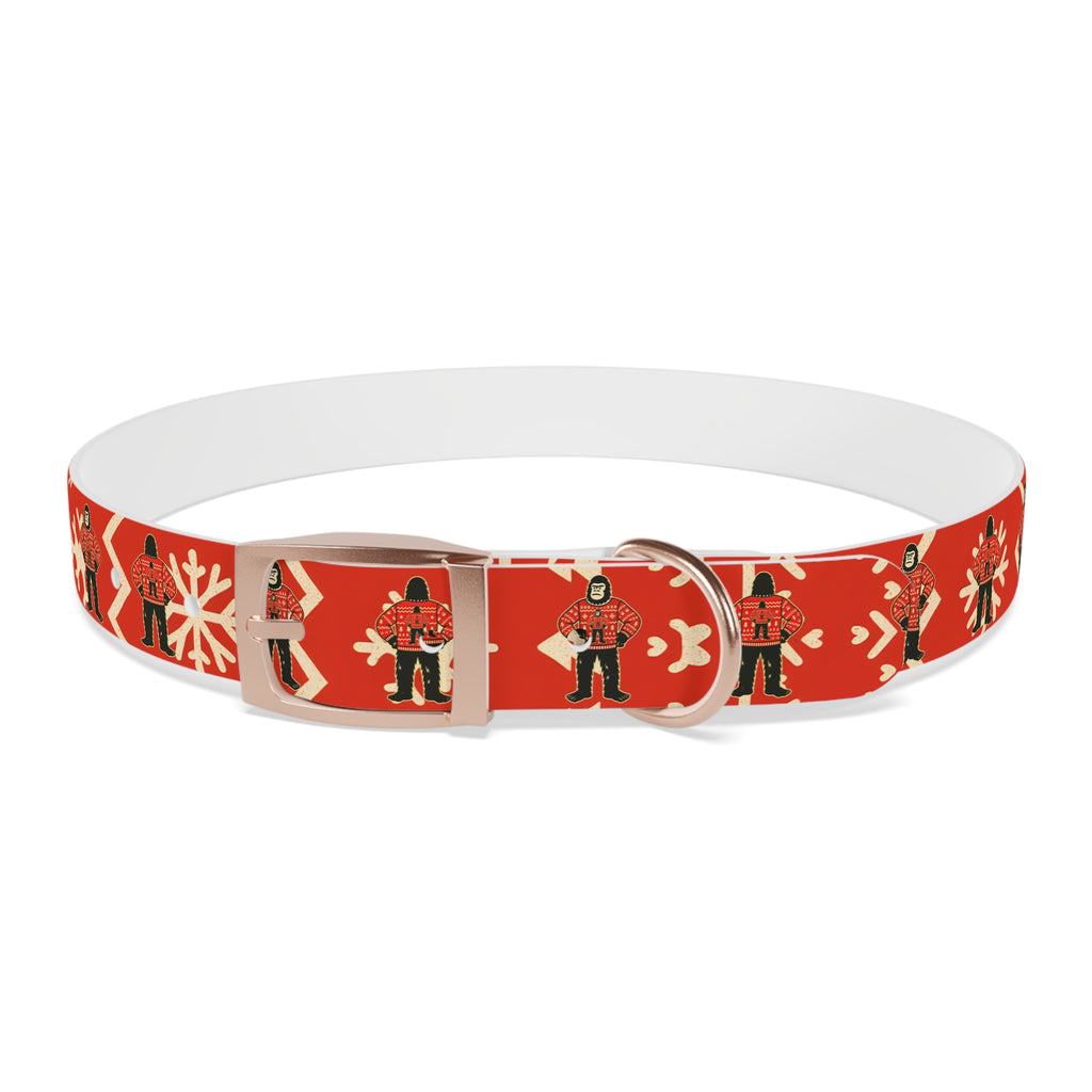 Bigfoot’s Ugly Christmas Sweater – Holiday Dog Collar