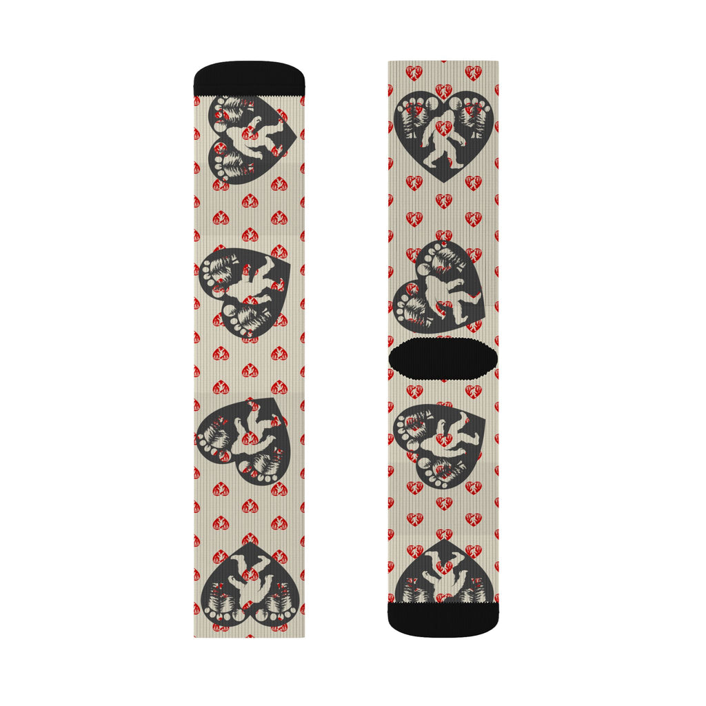 Heart of the Wild – Bigfoot Romance Crew Socks