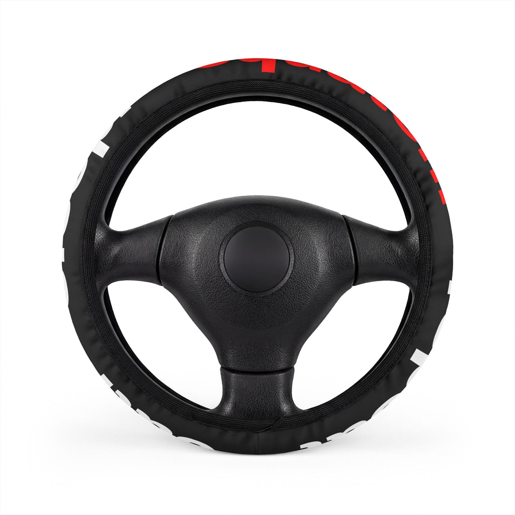 Eat. Sleep. Squatch. Repeat. Steering Wheel Cover