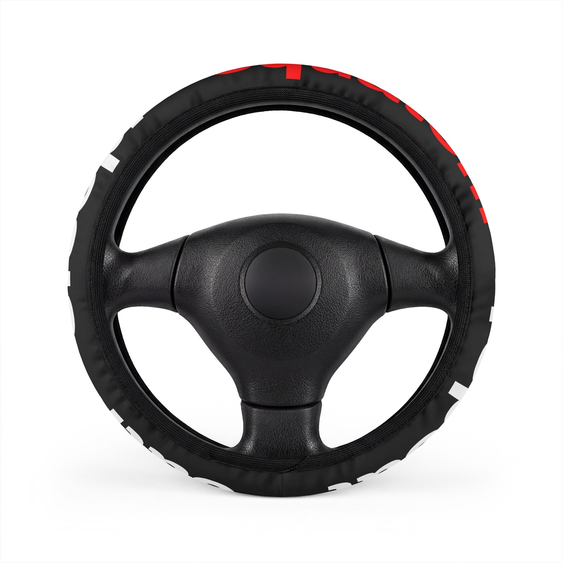 Eat. Sleep. Squatch. Repeat. Steering Wheel Cover